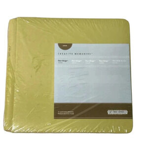 NIP Creative Memories Album ISO 18902 Photo-Safe Flex-Hinge Design 2008 Yellow